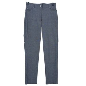 89th + Madison Straight Leg Pants Womens 10 Rayon Blend Gray
